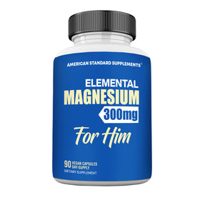 American Standard Supplements Magnésium Glycinate 300mg capsules