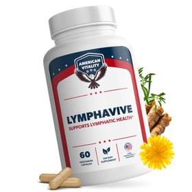 AMERICAN VITALITY LymphaVive 150g vue de face avec étiquette