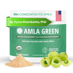 Amla Green Poudre d'Amla 20X concentrée, emballage avant