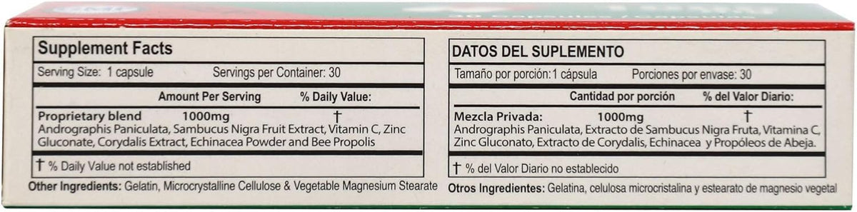 Ampitrexyl Plus Antioxydantes 1000 mg, emballage des capsules