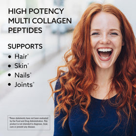 Amplicell Poudre de Collagène Multi-Peptides 599g avec cuillère