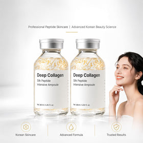 Ampoule de collagène Nexalyn ouverte, prêt à l'emploi