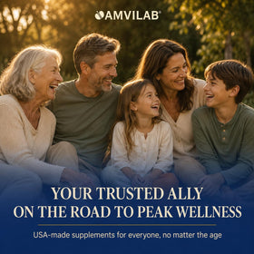 AMVILAB Compléments Alimentaires Multi-Enzymes 90 Capsules avec d'autres suppléments