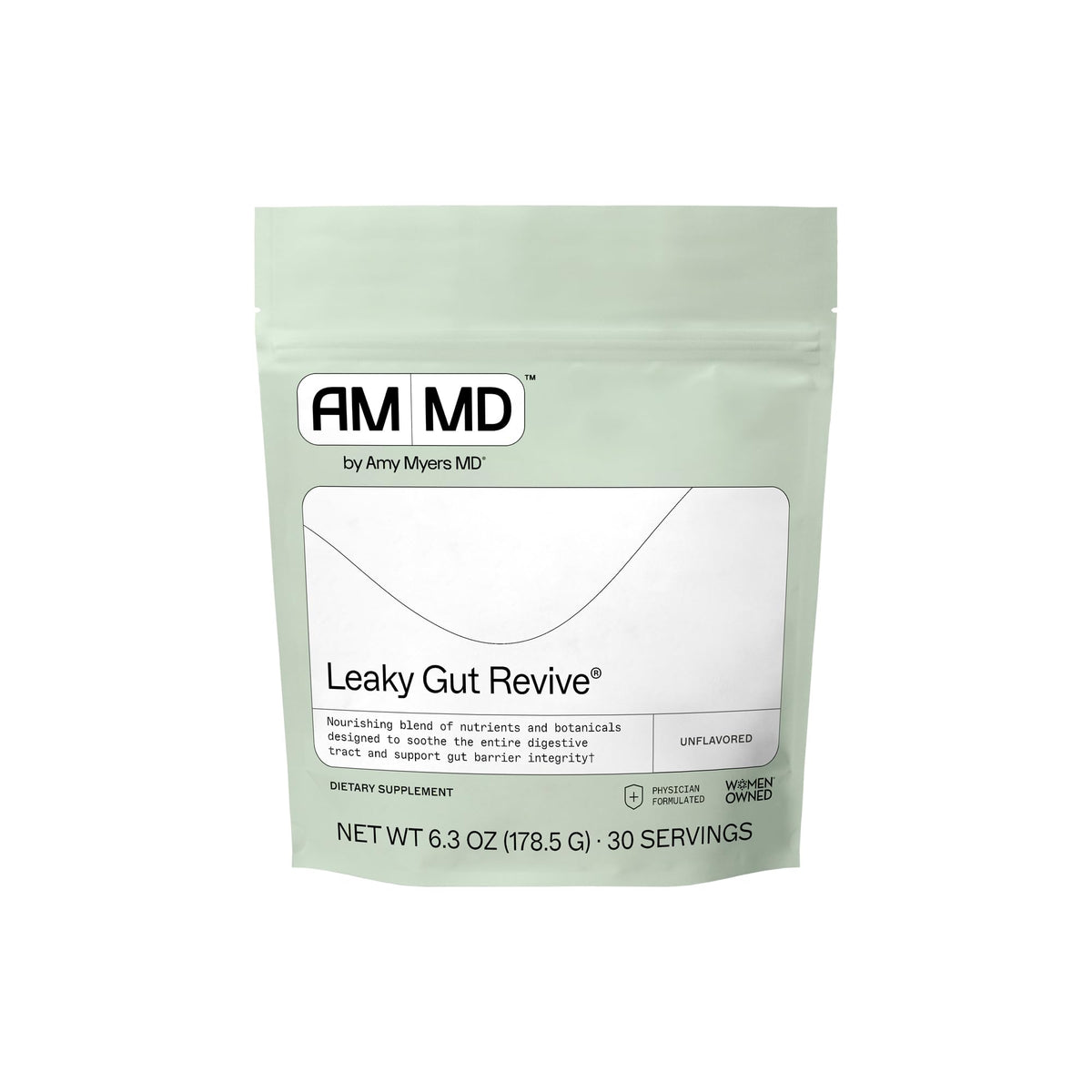 Amy Myers MD Leaky Gut Revive 191g vue de face