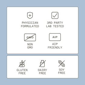 Amy Myers MD Multi-Enzymes 180 comprimés - comprimés sur une table