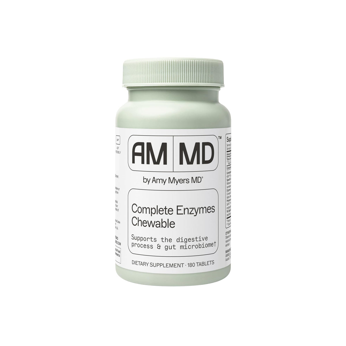 Amy Myers MD Multi-Enzymes 180 comprimés - vue avant