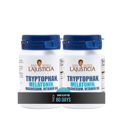 Ana María Lajusticia Tryptophan Melatonine 60 Tablettes vue de face