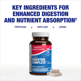 Anabolic Laboratories Complément Alimentaire Multi-Enzymes 90 Capsules ouvert