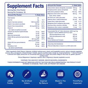 Anabolic Laboratories Compléments Alimentaires Multivitamines 50+ paquet ouvert