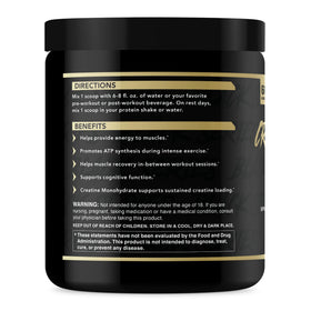 Anabolic Warfare Créatine Monohydrate 358g vue de dos