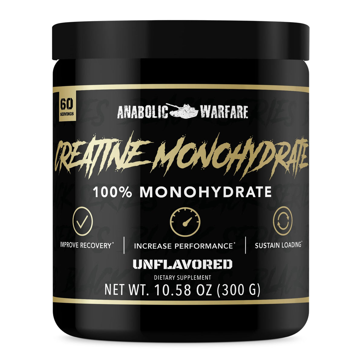 Anabolic Warfare Créatine Monohydrate 358g vue de face