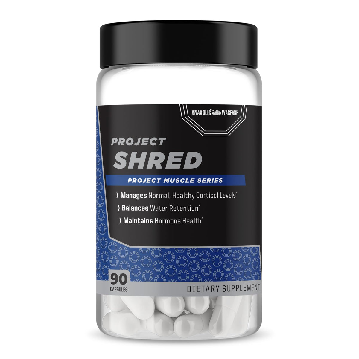 Anabolic Warfare Project Shred flacon de 109g vue de face