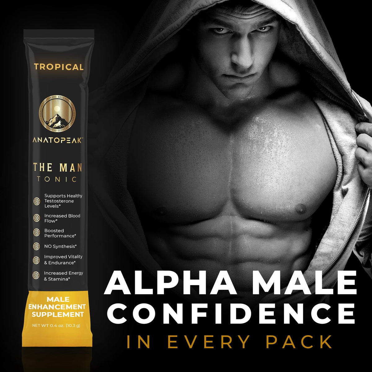 ANATOPEAK Complément Alimentaire Masculin avec Tongkat Ali
