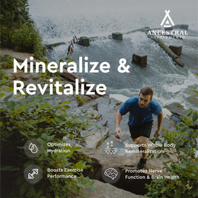 Ancestral Supplements Minéraux & Électrolytes capsules ouvertes