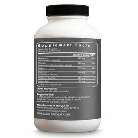 Ancestral Supplements Minéraux & Électrolytes étiquette et ingrédients