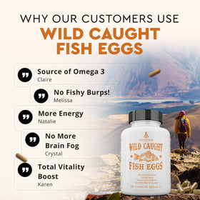Ancestral Supplements Œufs de Poisson Sauvage, mise en situation