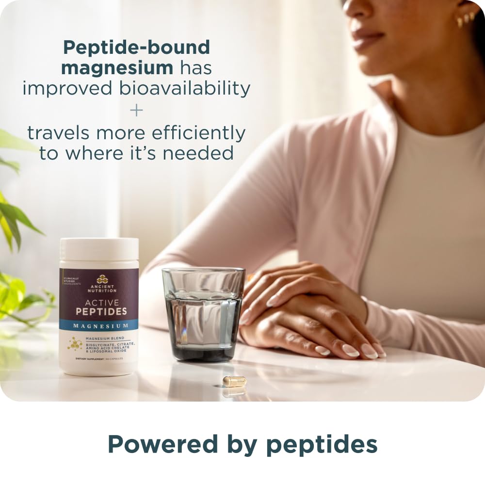 Ancient Nutrition capsules de magnésium bioactif avec une cuillère doseuse