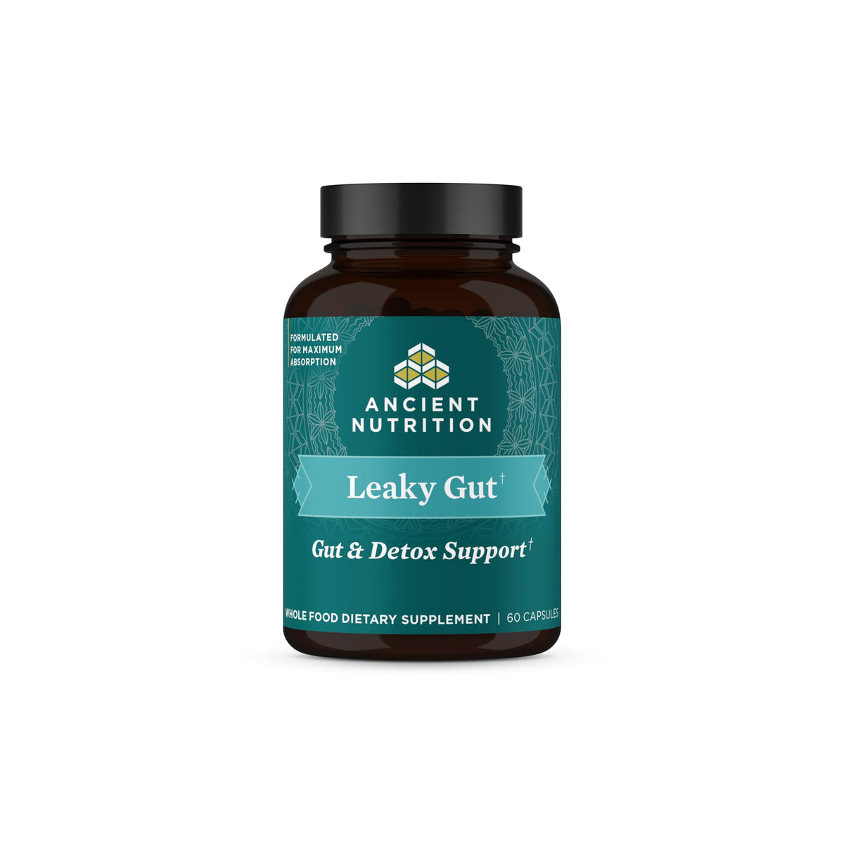 Ancient Nutrition Capsules Leaky Gut bouteille vue de face