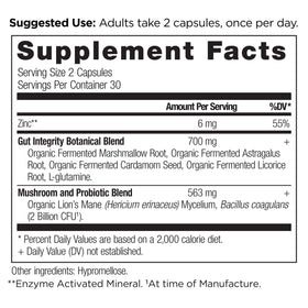 Ancient Nutrition Capsules Leaky Gut étiquette et ingrédients