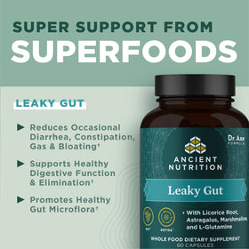 Ancient Nutrition Capsules Leaky Gut vue de côté