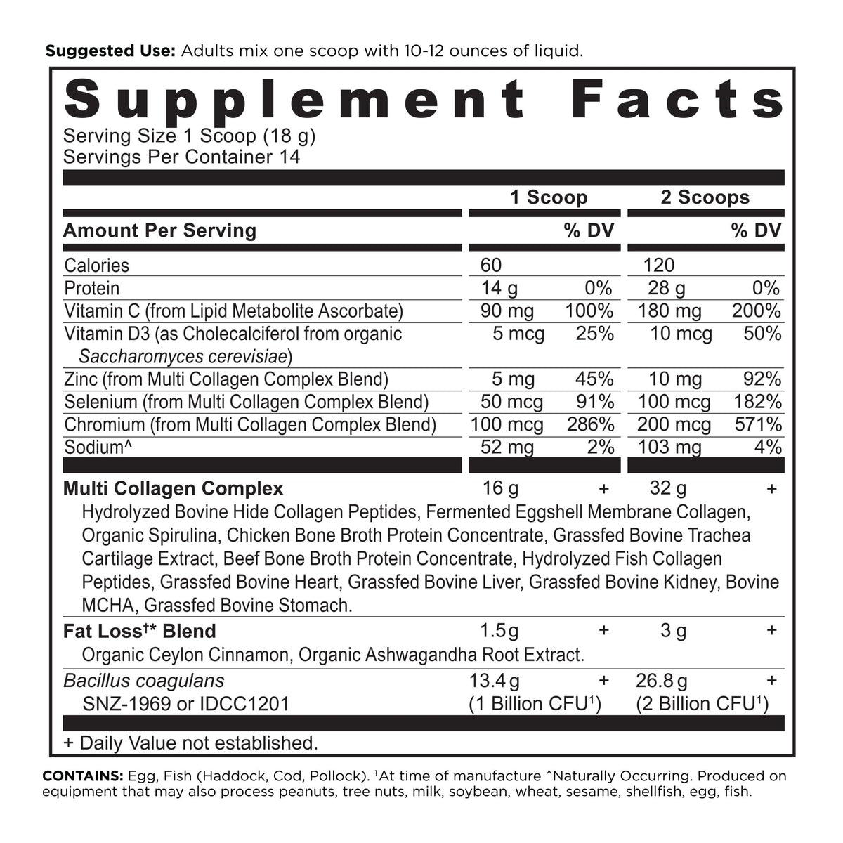 Ancient Nutrition Collagène Multi Hydrolysé 331g en poudre
