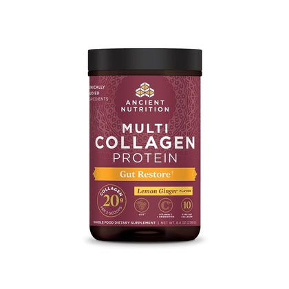 Ancient Nutrition Gut Restore Multi Collagen Protein 308g packaging front view