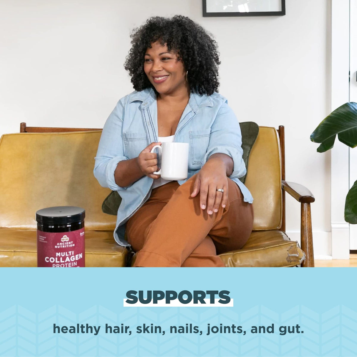 Ancient Nutrition Gut Restore Multi Collagen Protein 308g with lemon and ginger