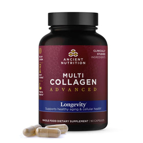 Ancient Nutrition Multi Collagen Advanced Capsules 118g front view