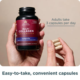 Ancient Nutrition Multi Collagen Advanced Capsules back view
