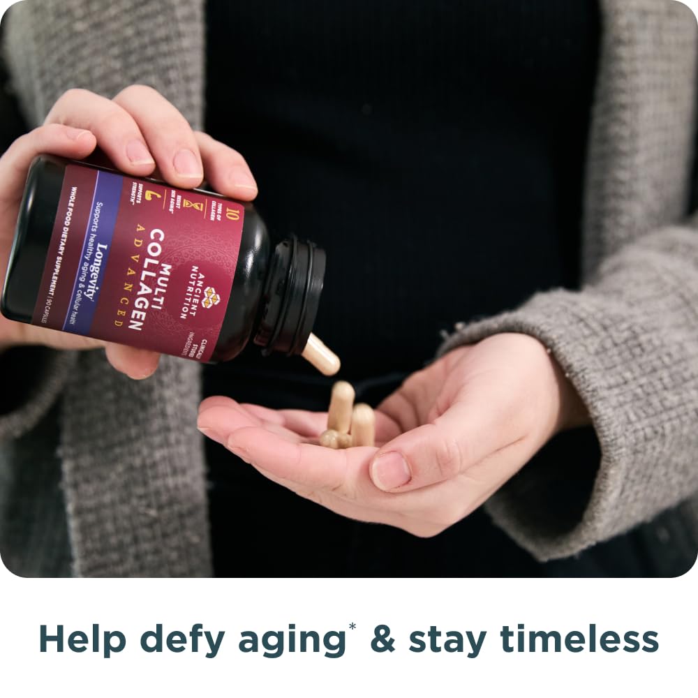 Ancient Nutrition Multi Collagen Advanced Capsules close-up