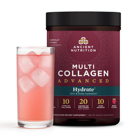 Ancient Nutrition Multi Collagen Advanced Hydrate 581g vue de face