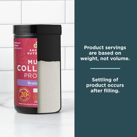 Ancient Nutrition Multi Collagen Peptides 558g mélangé dans un smoothie