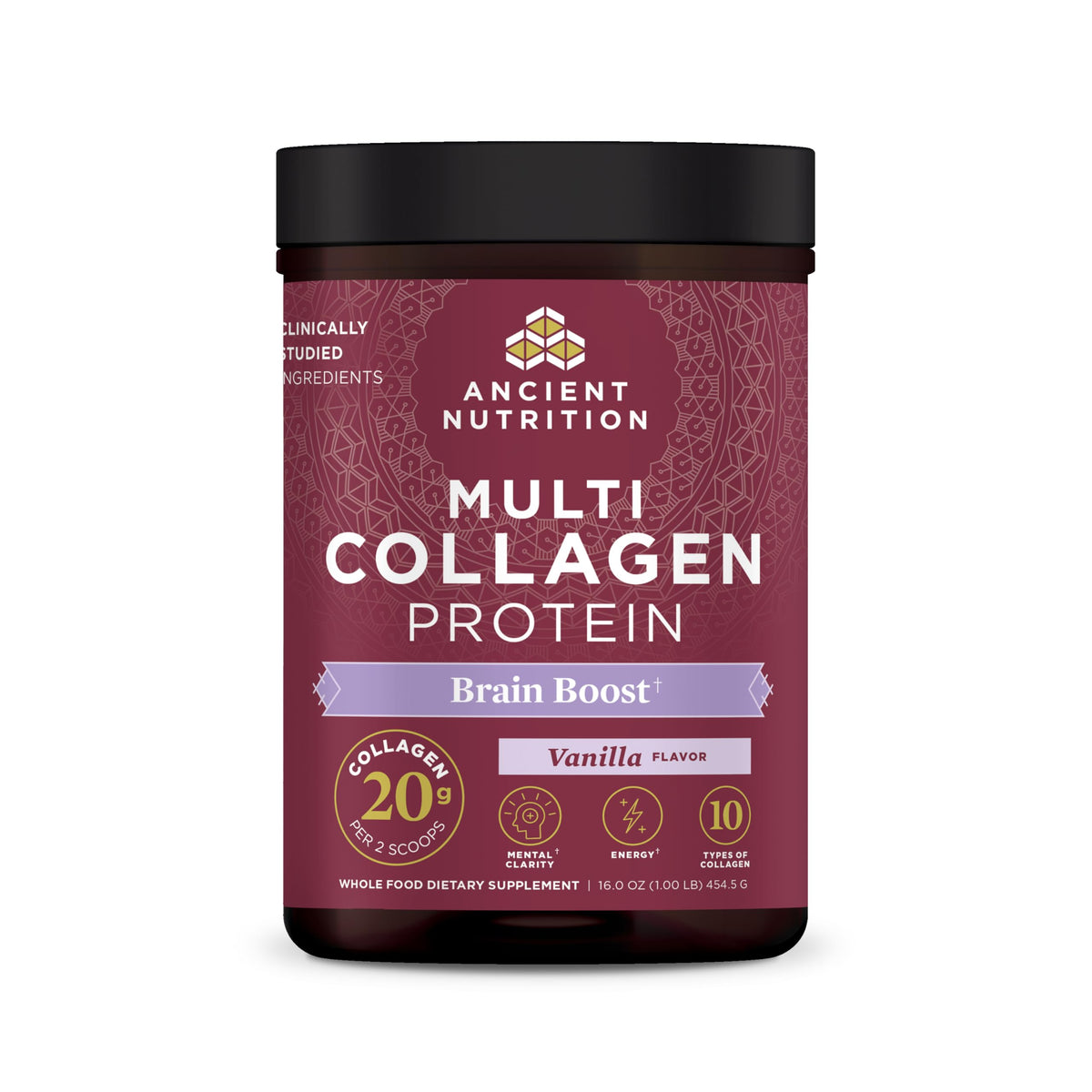 Ancient Nutrition Multi Collagen Peptides 558g pot vue avant
