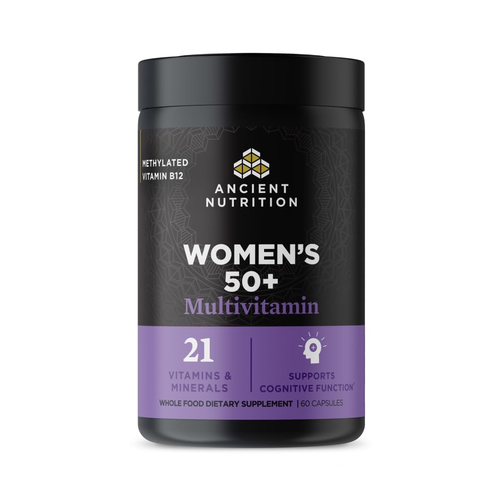 Ancient Nutrition Multivitamine Femme 50+ 150g vue de face