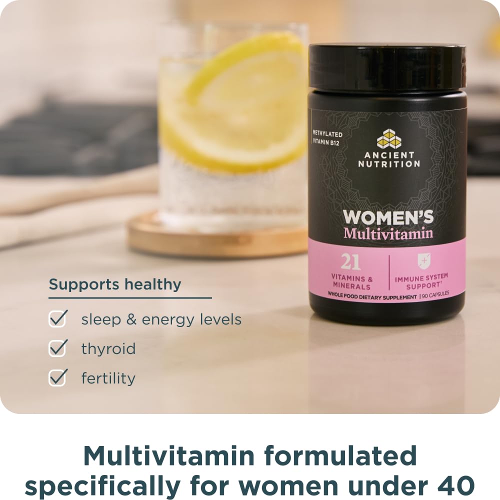 Ancient Nutrition Multivitamine Methylée pour Femmes 100g en situation de vie