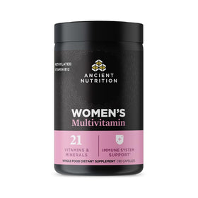 Ancient Nutrition Multivitamine Methylée pour Femmes 100g vue de face