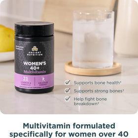 Ancient Nutrition Multivitamine Methylée pour Femmes 40+ vue arrière