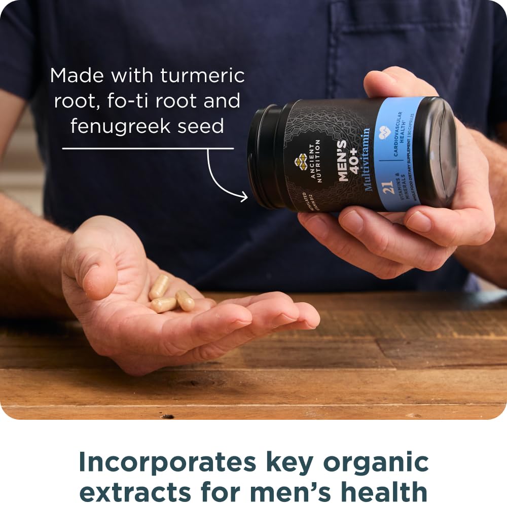 Ancient Nutrition Multivitamines 40+, présentation des ingrédients