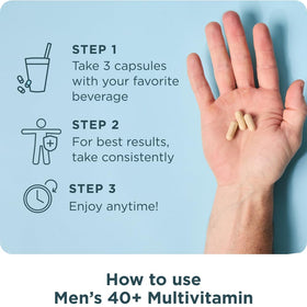 Ancient Nutrition Multivitamines 40+, vue d'ensemble du produit