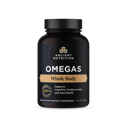 Ancient Nutrition Omegas Whole Body 159g, vue avant