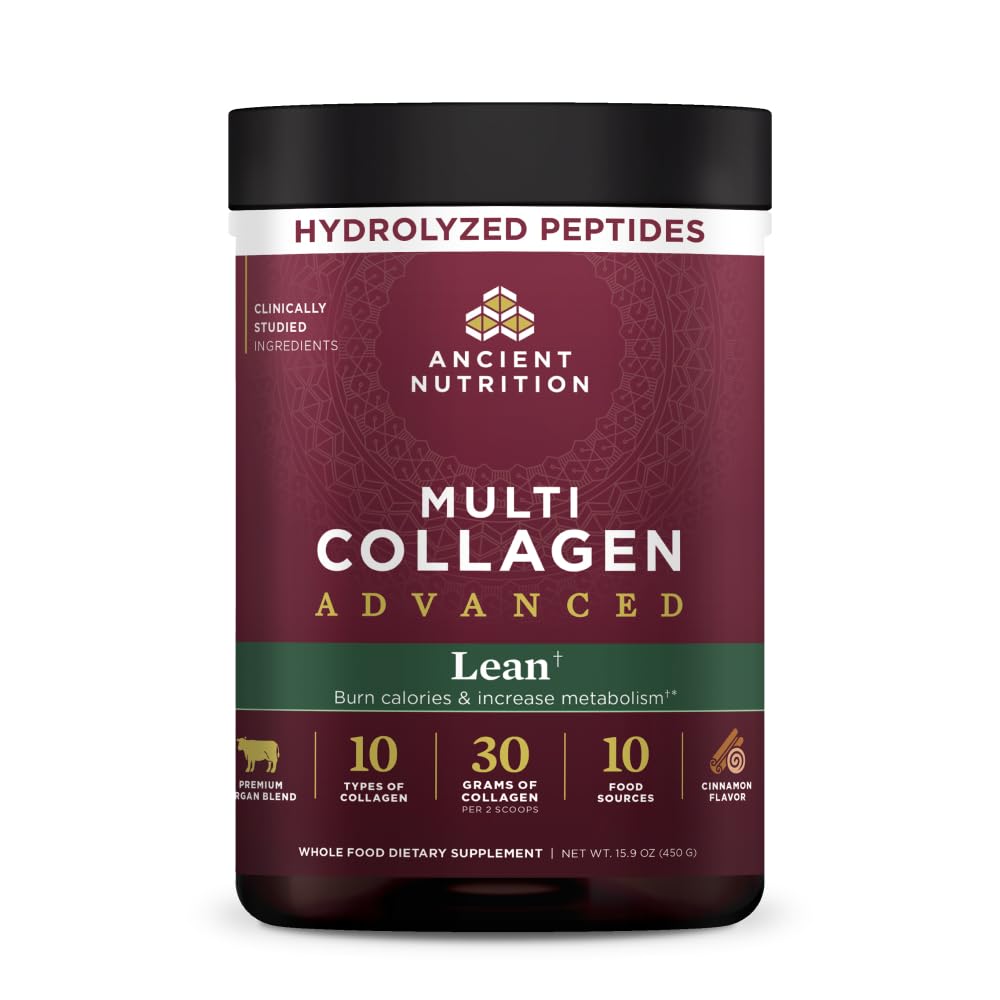 Ancient Nutrition Peptides de Collagène Hydrolysé Avancé 549g emballage avant