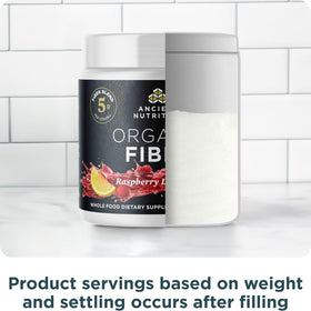 Ancient Nutrition Poudre de Fibre d'Acacia Bio 240g vue de dos