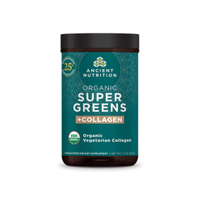 Ancient Nutrition Poudre de Super Greens Bio + Collagène vue de face