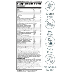 Ancient Nutrition Poudre de Super Greens Bio + Multivitamines 170g avec fruits et légumes