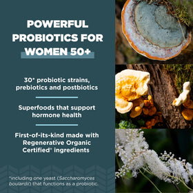 Ancient Nutrition Probiotiques Biologiques Certifiés 50+ capsules ouvertes