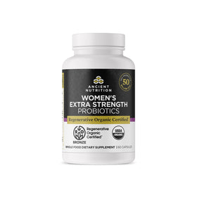 Ancient Nutrition Probiotiques Extra Fortes Femmes 60 capsules avant