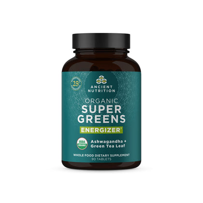 Ancient Nutrition Super Greens capsules vue avant