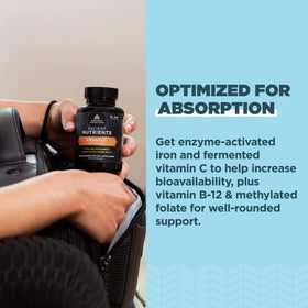 Ancient Nutrition Vitamine C 900mg + Probiotiques avec étiquette