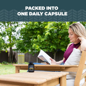 Ancient Nutrition Vitamine D3 + K2 5000 UI capsule with water