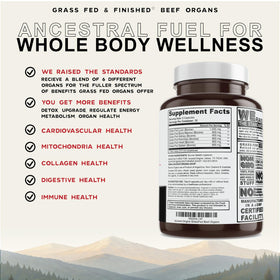 Ancient Origins Complément Alimentaire 4500 mg, capsules sur une surface en bois